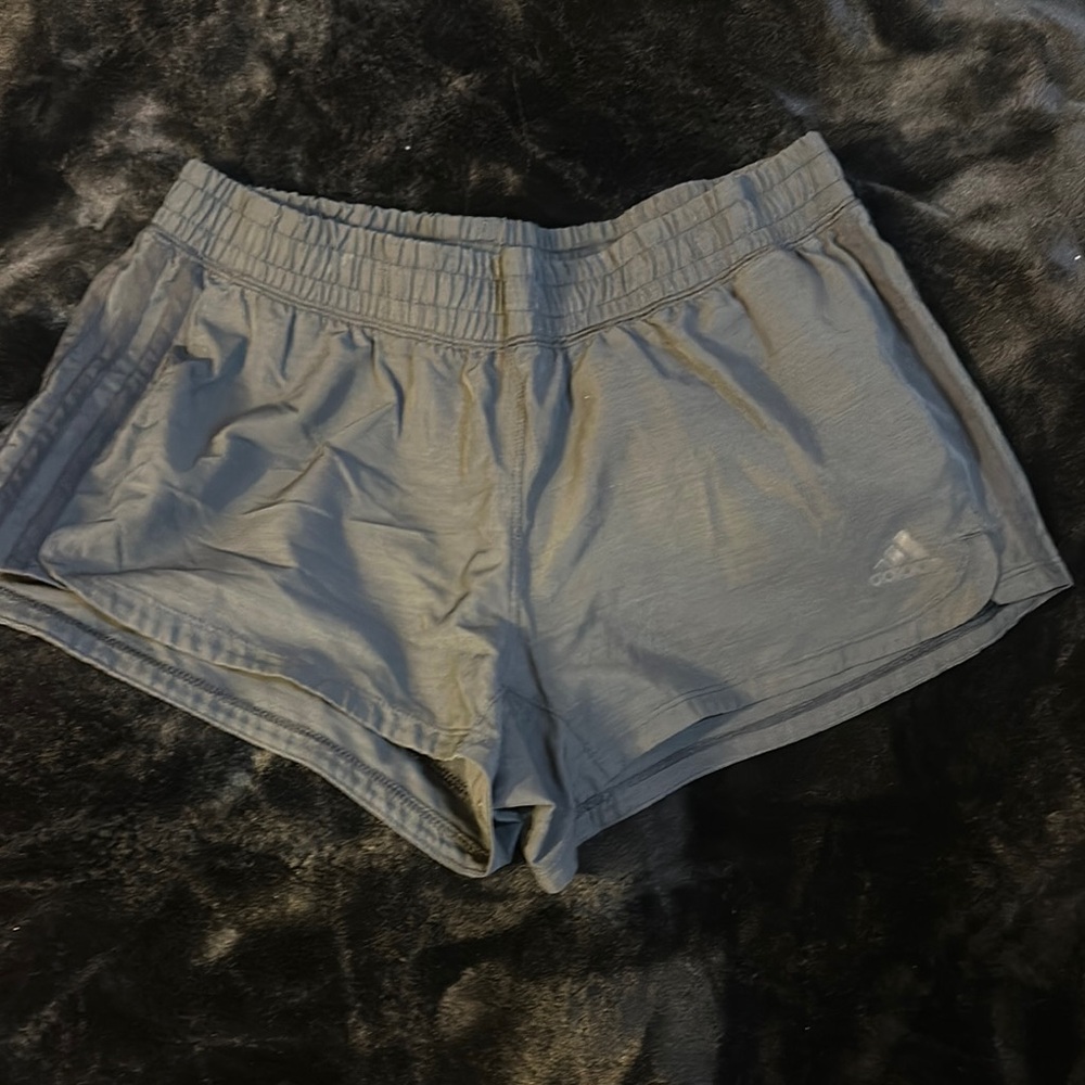Adidas Black on Black Strips Athletic Shorts Lightweight Quick-Dry Size M